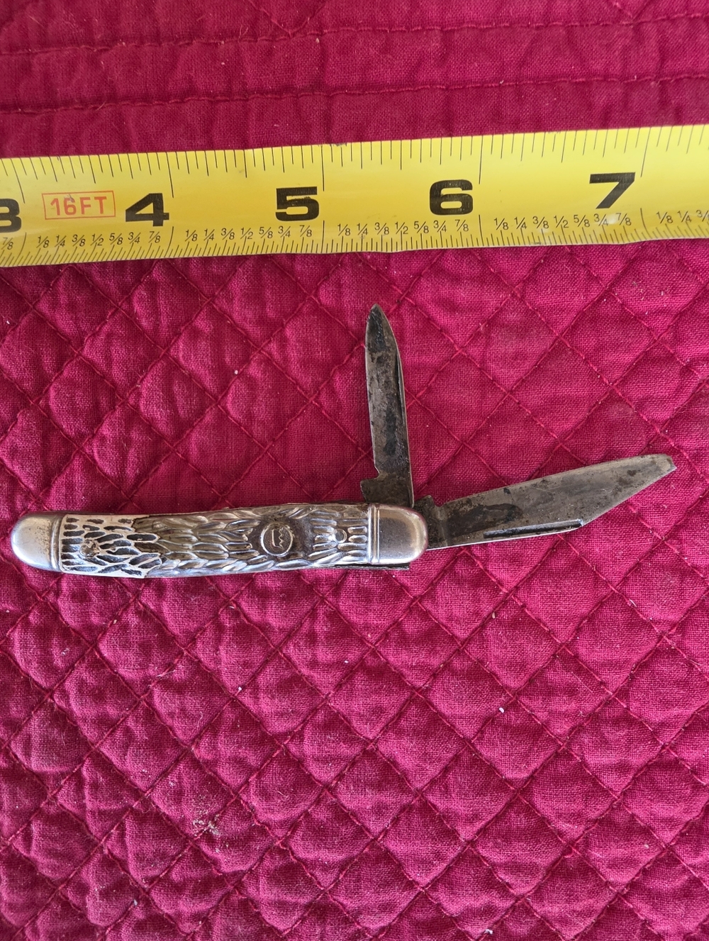 Vintage Imperial Classic Pocketknife - Silver Handle - Collectible